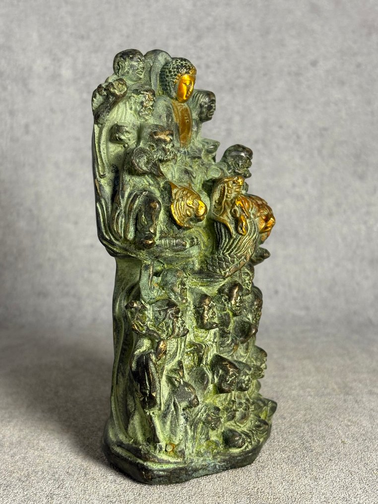 这十八阿罗汉 - 黄铜色 - 中国 - Late 20th century #2.1