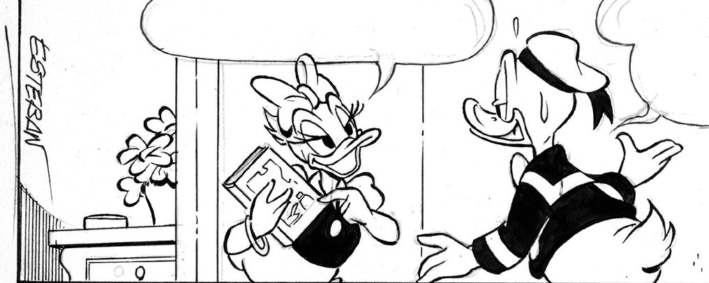 Esteban - 1 Original page - Donald Duck - 2023 #2.1