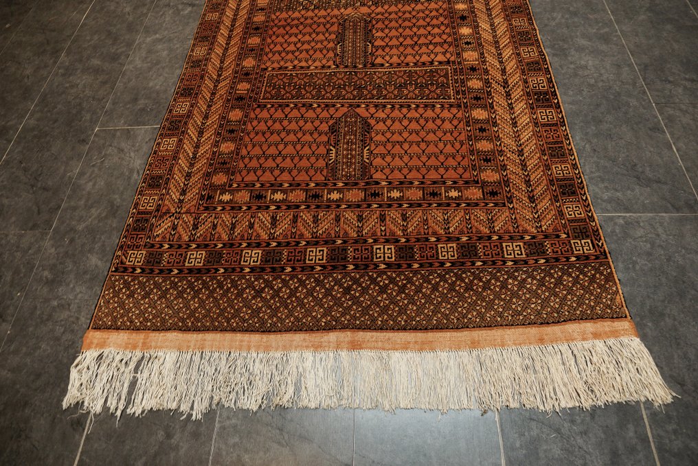 Afghan Seide - Tæppe - 207 cm - 140 cm #2.1