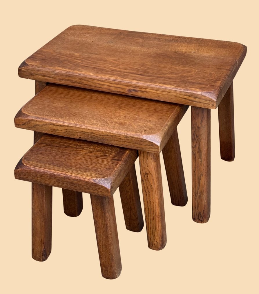 Side table (3) - 橡木 - 启发自野兽派 #1.0