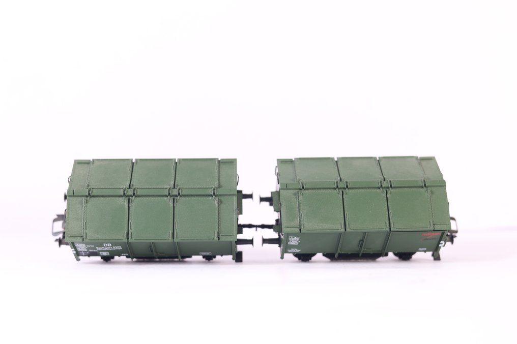 Märklin H0 - 46010 - Τρένο μοντελισμού μεταφοράς εμπορευμάτων (1) - Διπλή ράγων λείανσης, αυτοκίνητο επετείου για τα 10 χρόνια του Insider. - DB #4.3