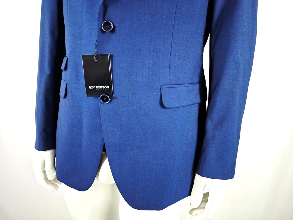 Roy Robson - NEW, Super 100's Wool Fabric by Angelico - Κοστούμι - New with tags #4.3