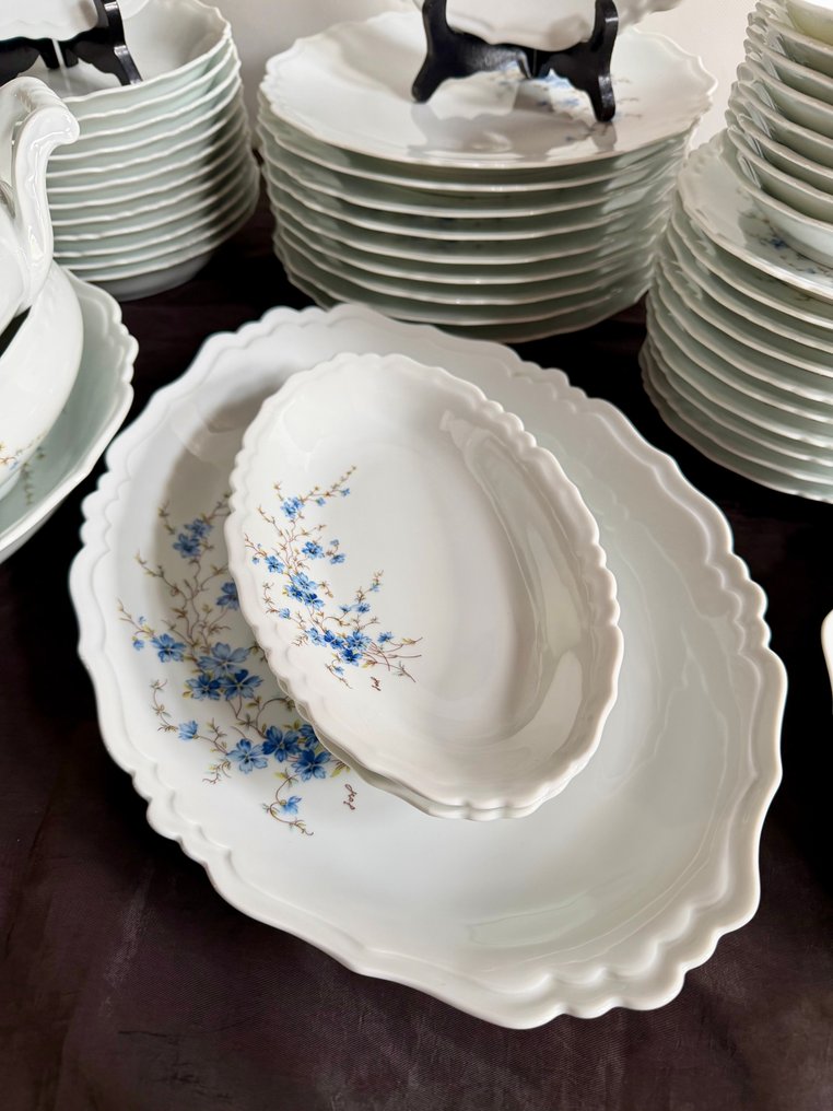 Limoges - Jammet - Seignolles - Dinner set (50) - VINCI,  French Elegance - Bohemian - Exclusive Art de Table #1.0