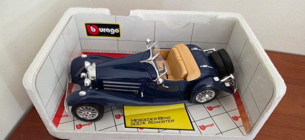 Bburago 1:18 - Modelauto - Mercedes-Benz 500K Roadster #1.0