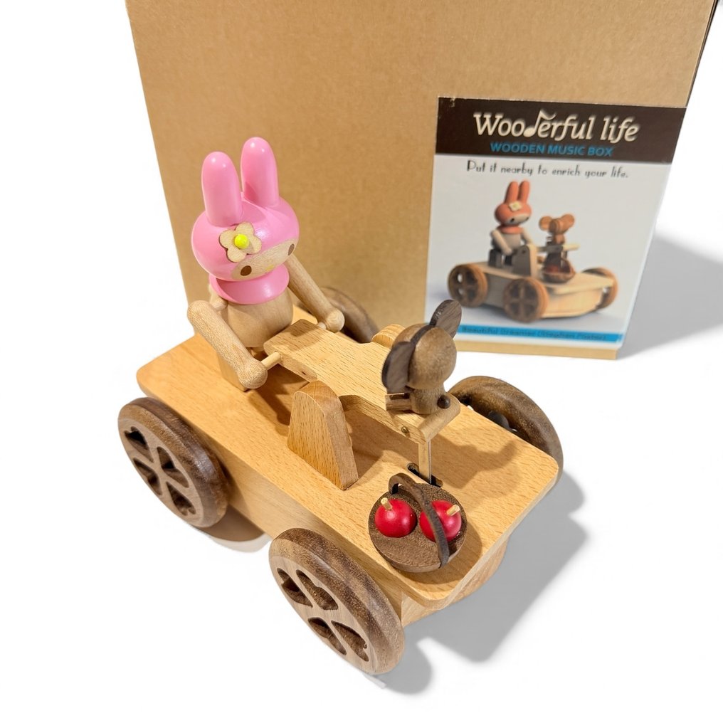 Sanrio - My Melody - Sanrio My melody Trolley Wooden Music Box #2.1