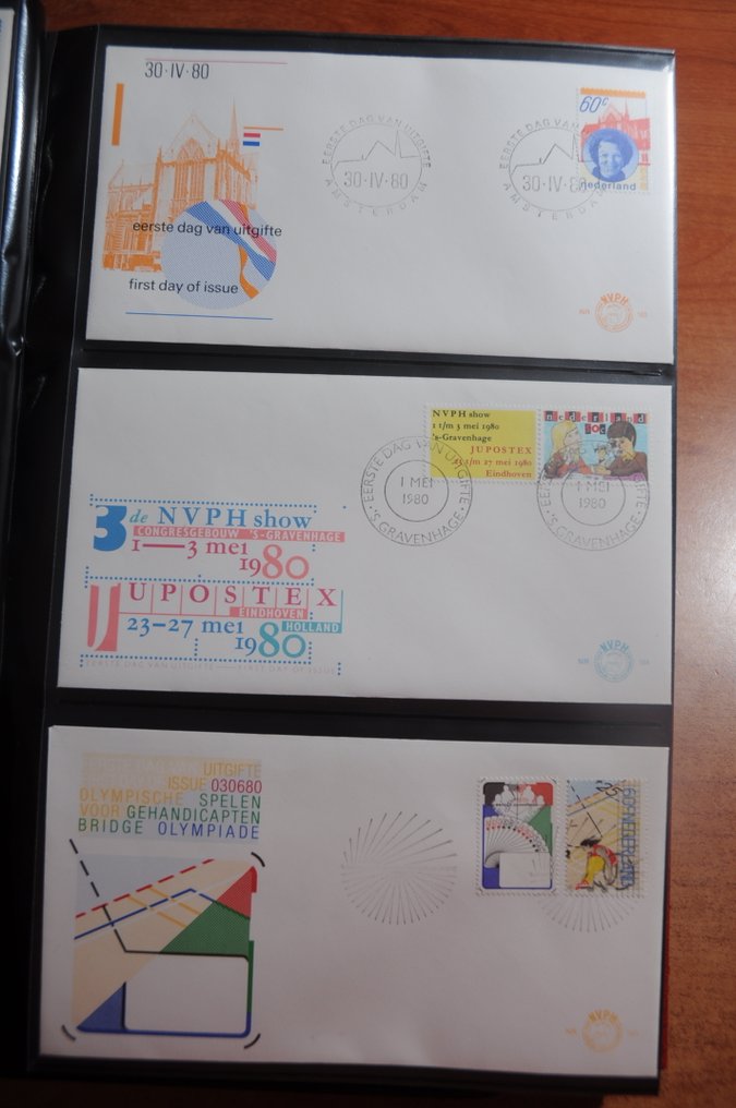 荷兰  - 大量的FDC、OCE信封和Den Draak信封，装在4本豪华的Importa相册中。 #4.3