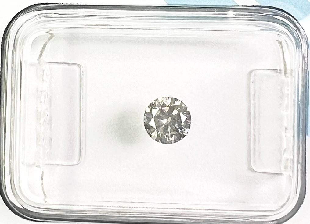 没有保留价 - 1 pcs 钻石  (天然)  - 0.33 ct - 圆形 - L - I1 内含一级 - 国际宝石研究院（IGI） #1.0