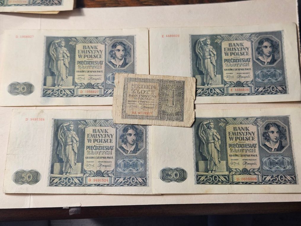 Polen. - 10 Banknotes - 1932/1941  (Ingen mindstepris) #4.3