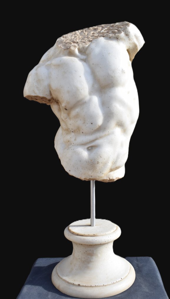 Γλυπτό, Torso Gaddi - 8 kg - 50 cm - Επανασχηματισμένος μάρμαρο Carrara. #3.2