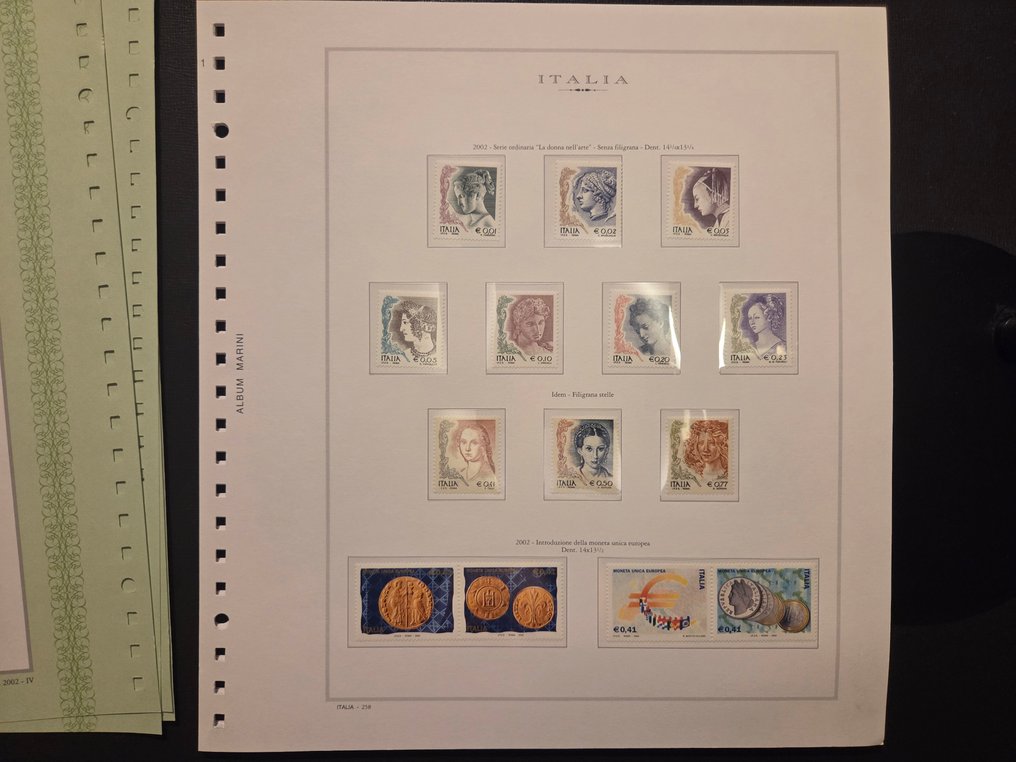 Italie 2002/2002 - Année complète de timbres de 2002. Parfaits. - Vari #4.3