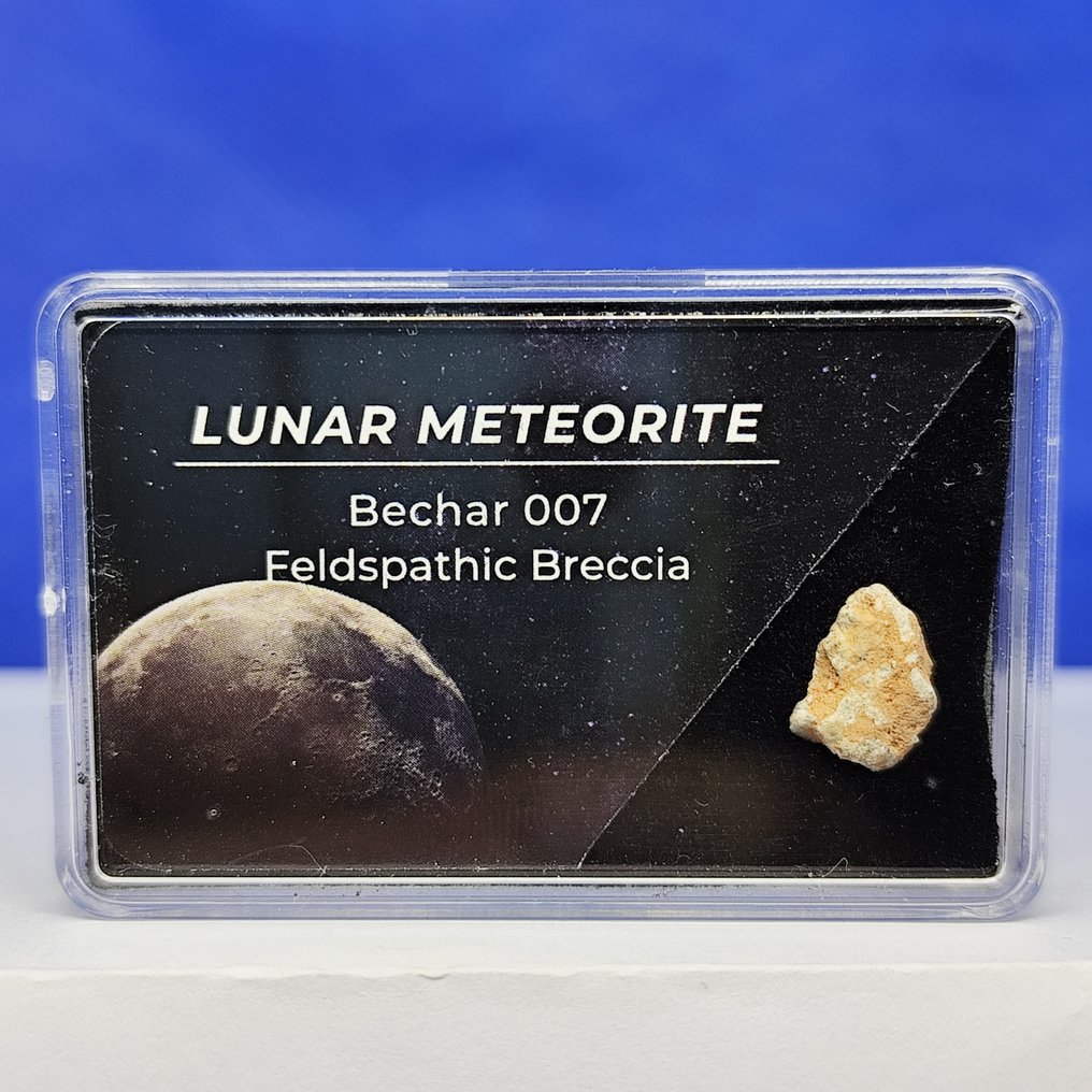 Αυθεντικός μετεωρίτης της Σελήνης. ΝΕΟ!! BECHAR 007 (Αλγερία, 2022). - 0.5 g #1.0