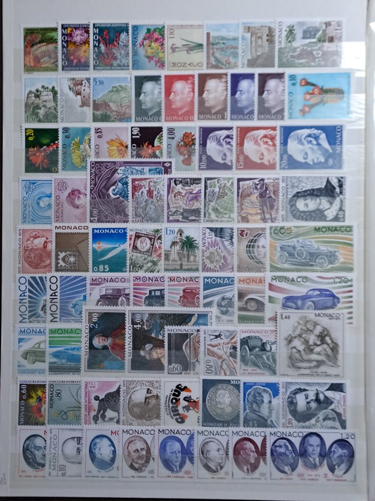 Μονακό 1973/2000 - Μόνaco 1973/2000, πάνω από 1000 τιμές και 70 νέα φύλλα με άθικτο λάστιχο, Ενοποιημένο 2019, 2500 - Unificato 2019 #1.0