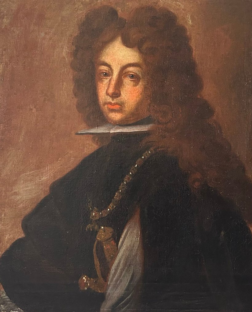 Hyacinthe Rigaud (1659-1743), Attributed to - Retrato de Felipe V #1.0