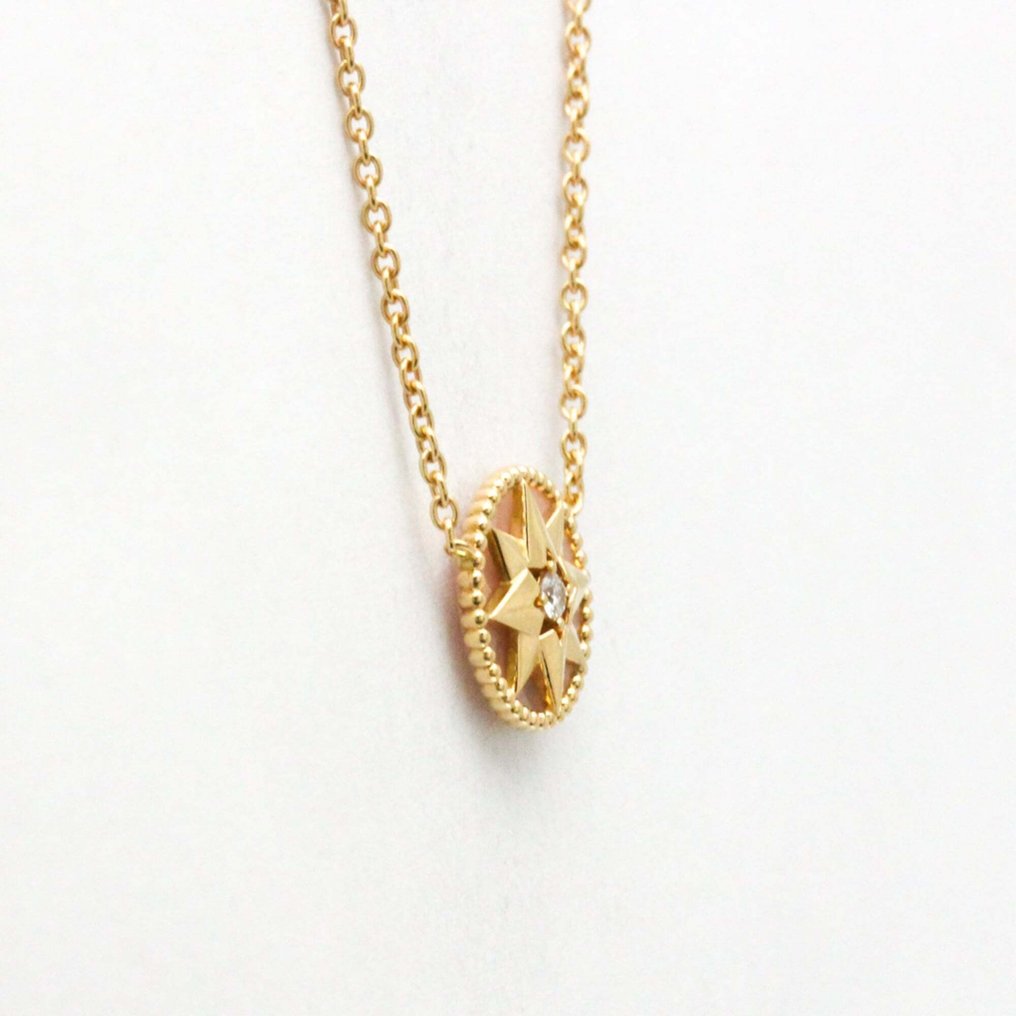 Christian Dior - 吊墜頸鏈 粉色黄金 #2.1