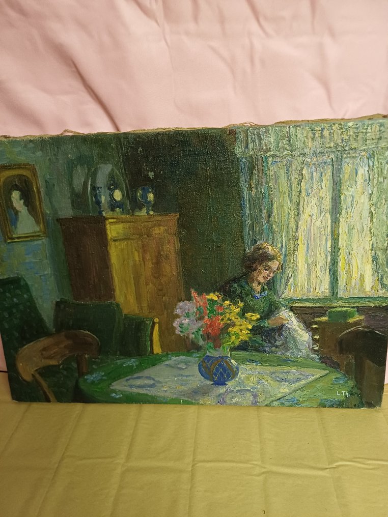 歐洲學派 (XIX) - Interieur mit Nächerin #2.1