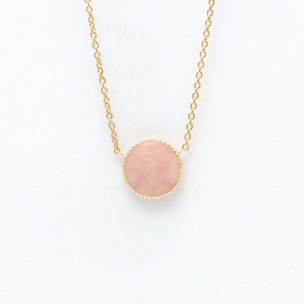 Christian Dior - 吊墜頸鏈 粉色黄金 #4.3