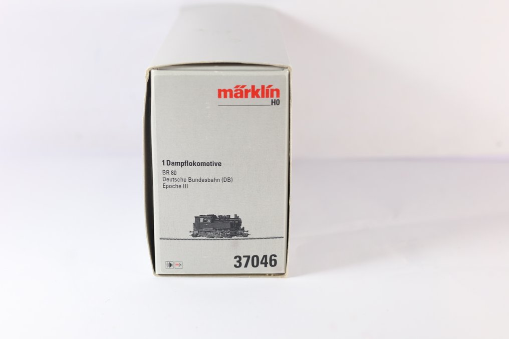 Märklin H0 - 37046 - Όχημα μεταφοράς ατμομηχανής (1) - BR80 032 - DB #1.0