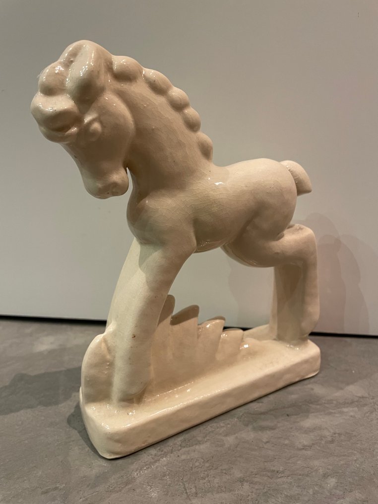 Αγαλματίδιο - Cheval stylisé - Κεραμικό #1.0