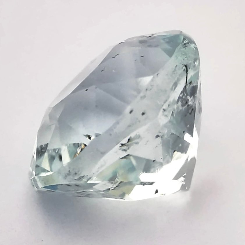 Ohne mindestpreis Aquamarin - 6.90 ct - Antwerp Laboratory for Gemstone Testing (ALGT) - Blassblau Aquamarin #1.0