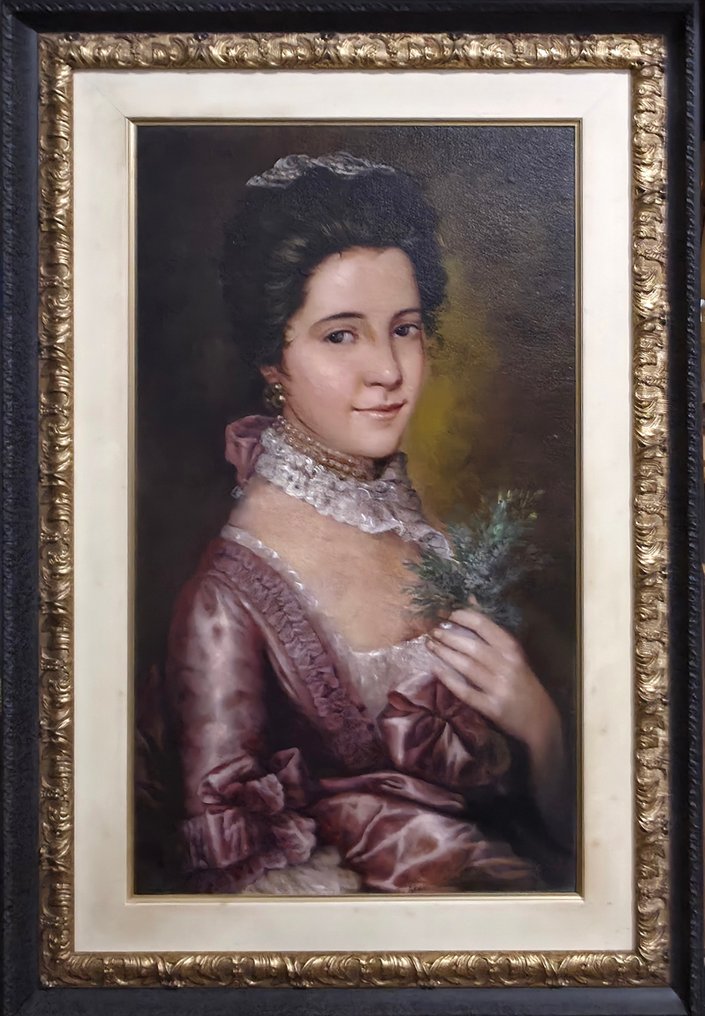 Thomas Gainsborough (1727-1788), Da - La signora Richards #1.0