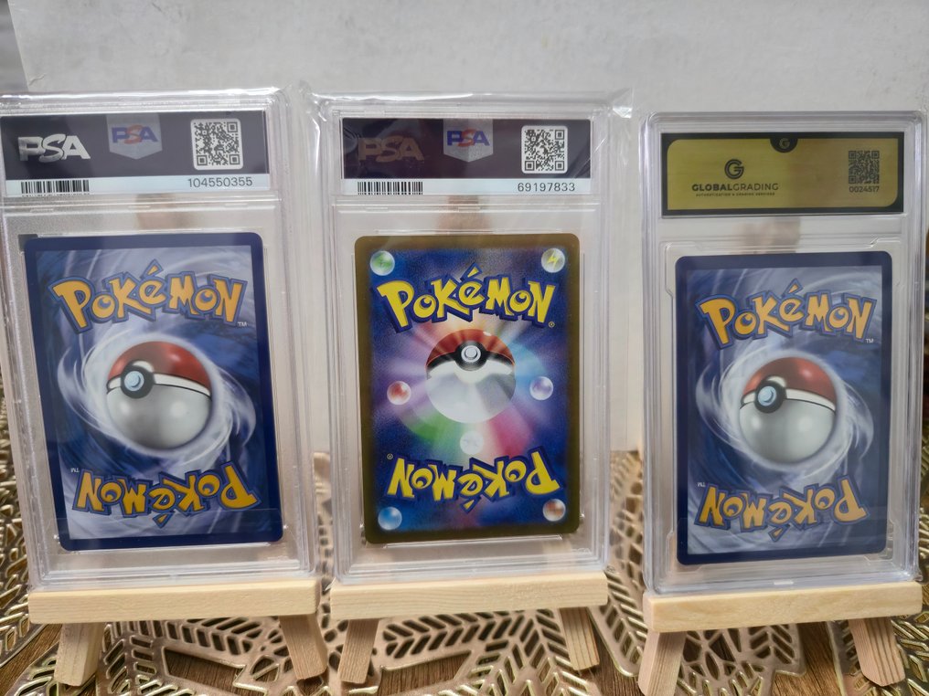 Pokémon - 3 Graded card - Radiant Alakazam Foil - PSA 10 - Sword & Shield - Silver Tempest #4.3