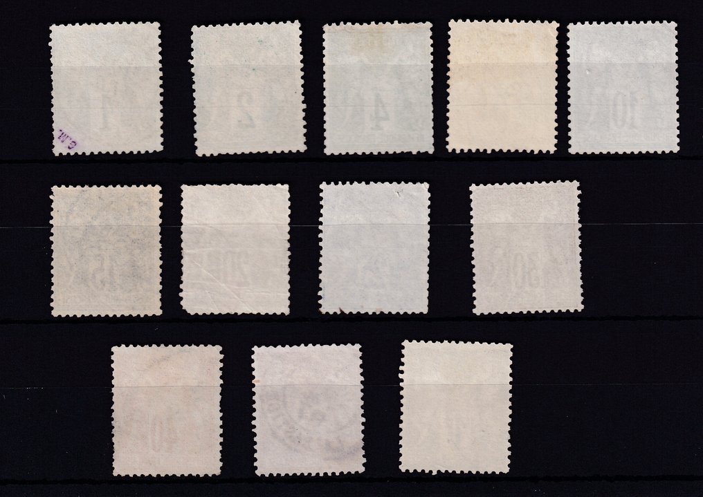 France 1876/1878 - côte 890€, sage type I complet - Yvert n°61/72 #1.0