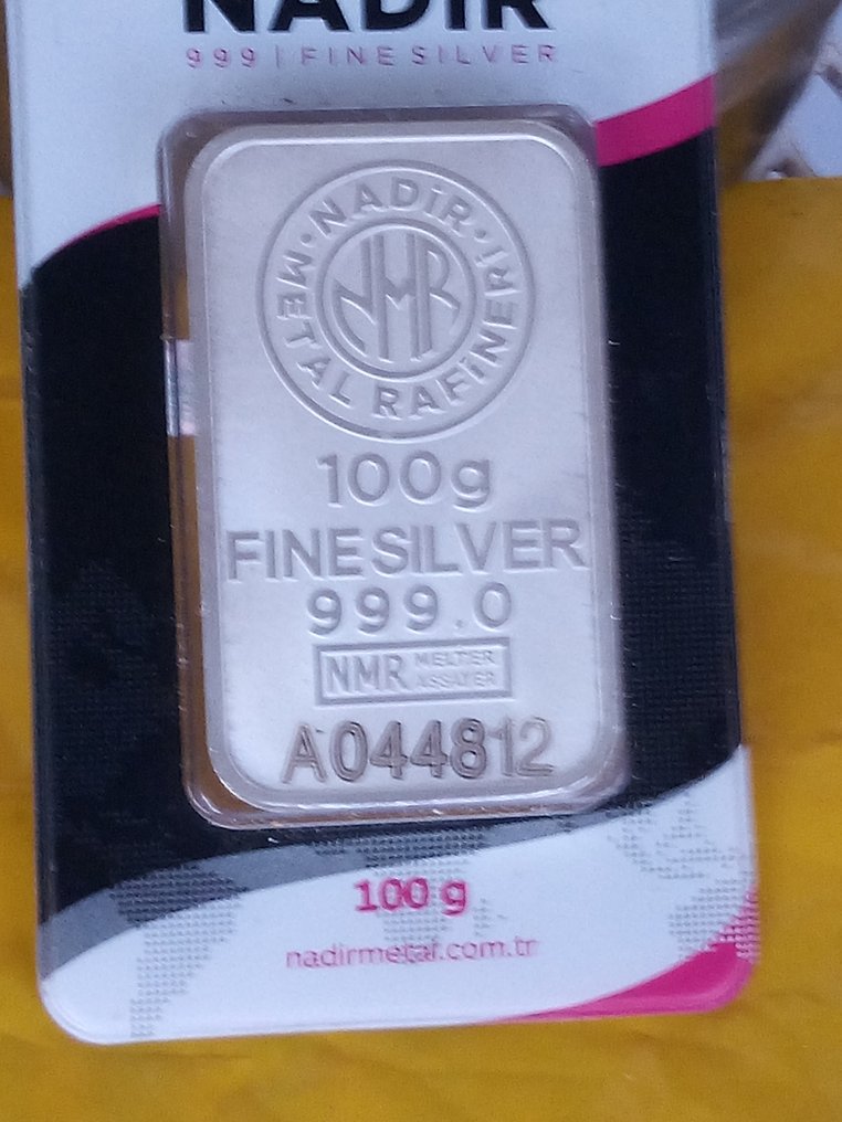 100 grams - Silver .999 - Nadir Metal Rafineri, Turkije #3.2