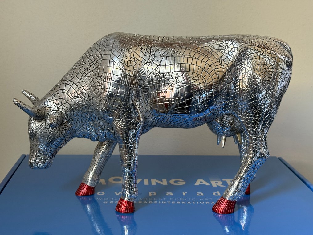 Beeldje - Cow Parade. Cowparade. Mira Moo. Large. - Poly Resin #3.2