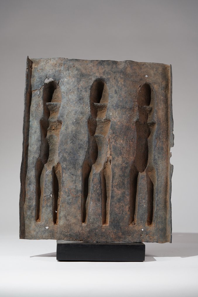 一个青铜雕塑 - 匾 - 贝宁 - 尼日利亞 #3.2