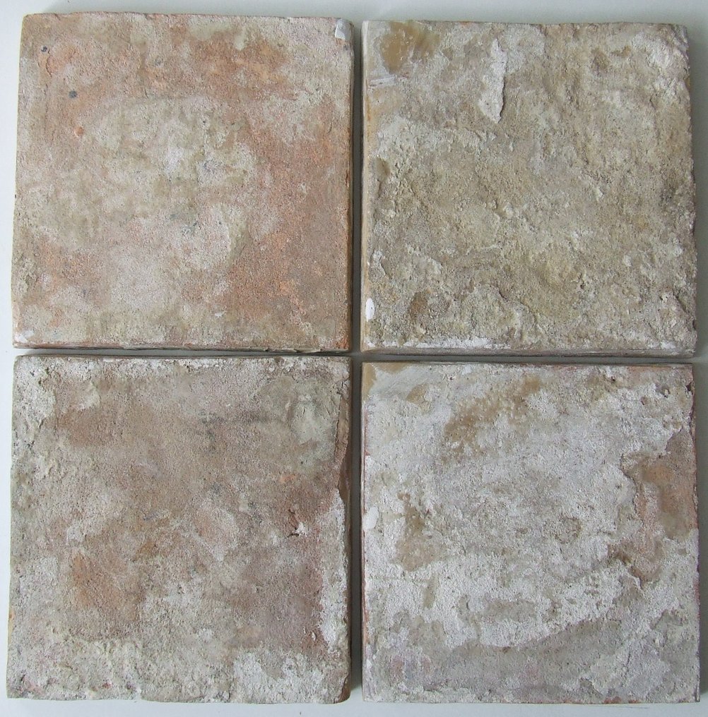  Πλακάκι (4) - 4 ισπανικοί στρατιώτες—σπάνιοι. - 1600-1650  #1.0