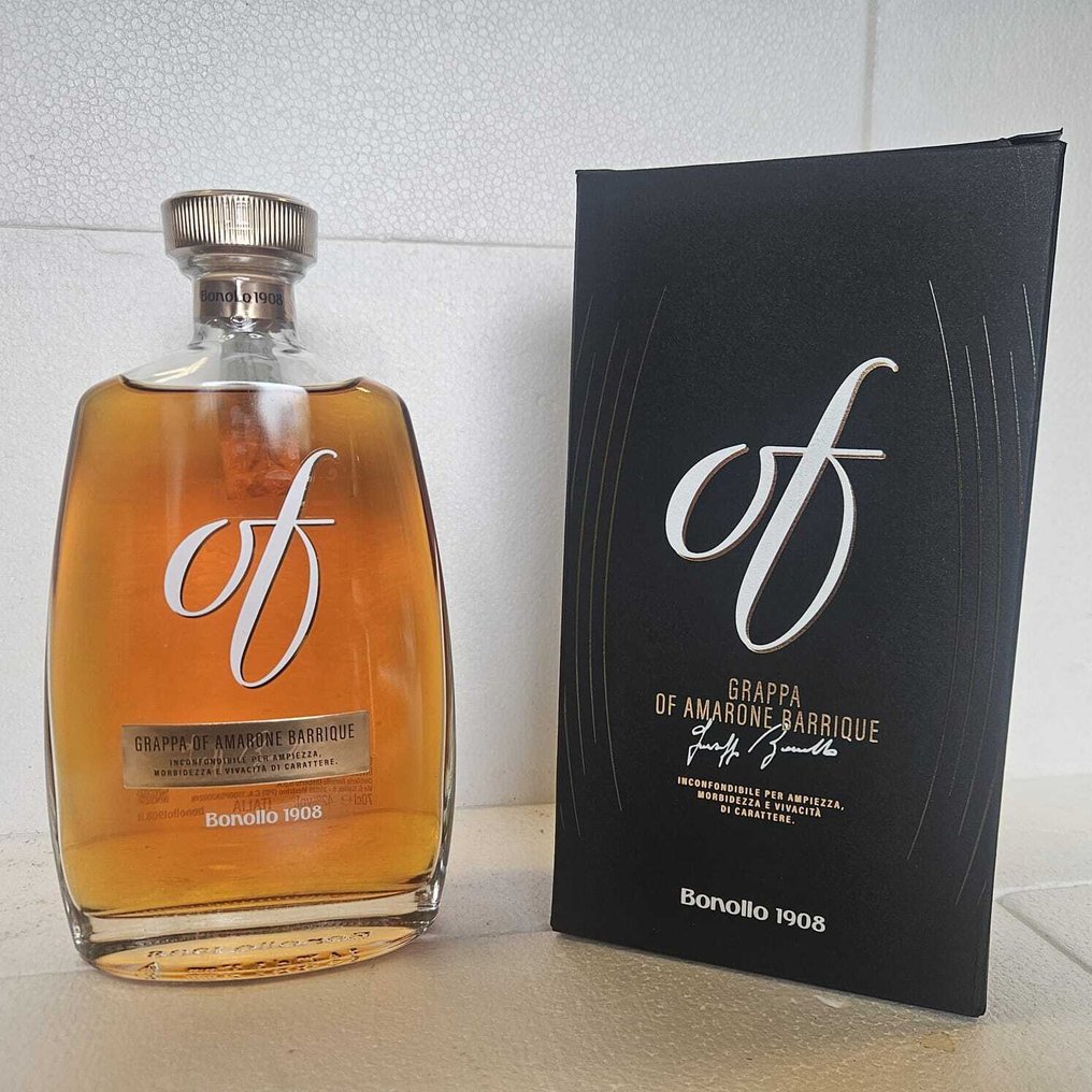 Bonollo 1908 - OF Grappa Amarone delle Valpolicella Invecchiata Barrique - 70cl - 2 pullojen #3.2