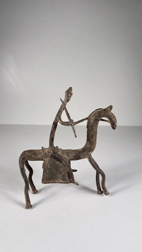 Bronze Cavalier - Dogon - Mali  (No reserve price) #1.0