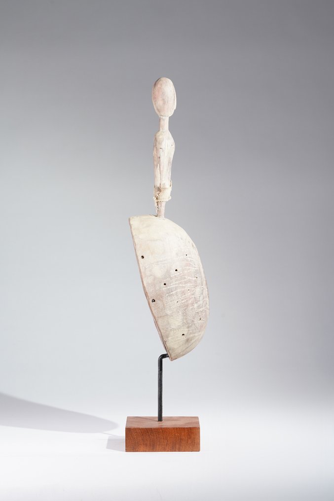 一个木头面具 - Prampram - 迦納 #3.2