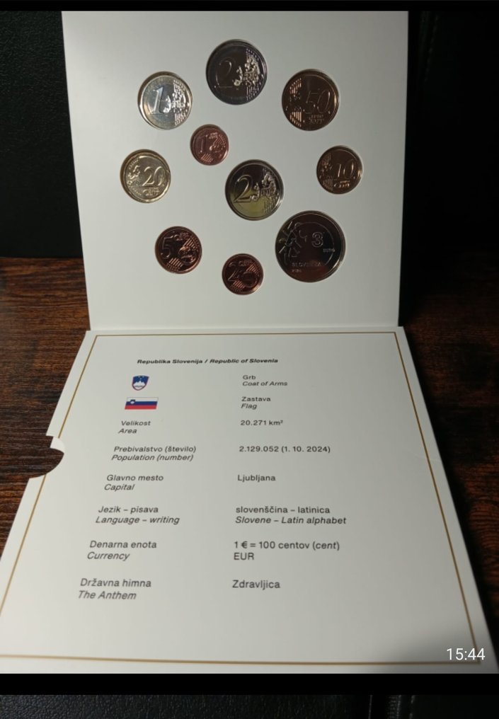 斯洛文尼亚. Proof Set 2025 (incl. 2 euro "Miki Muster")  (没有保留价) #3.2