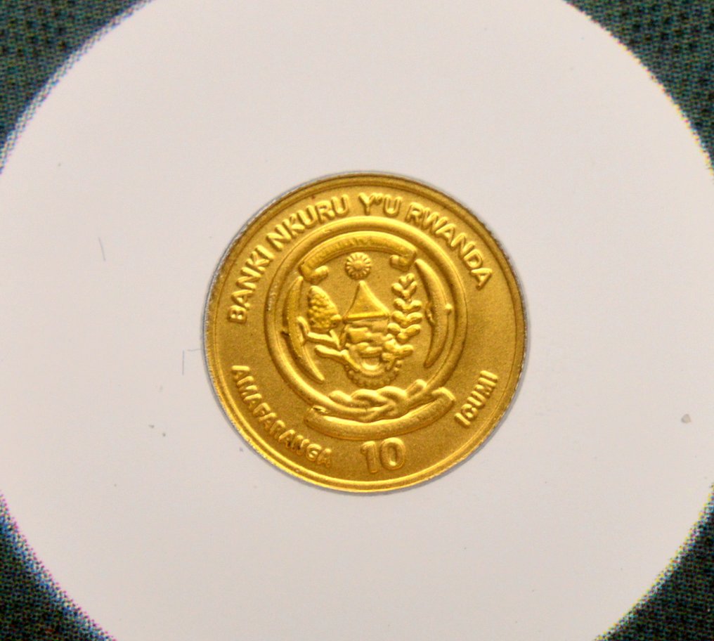 Ρουάντα και Μπουρούντι. 10 Francs 2015 Icons of the World - Australian Kangaroo - 1/200oz (.999)  (χωρίς τιμή ασφαλείας) #3.2