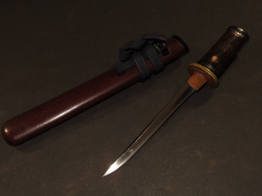 Katana - Yoroidoshi Tanto w/Koshirae : A6-285 - Japan - Muromachiperioden (1333-1573) #1.0