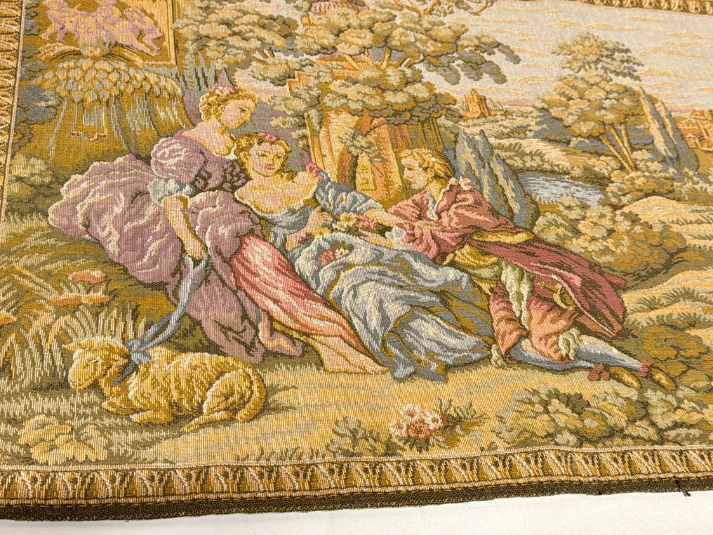 Tapestry GOBBLYS Αβουσόν, μοντέλο PARISIENNE S.XVIII - Αποκλειστικό GOBLYS. - Ταπετσαρία - 48 cm - 147 cm - Tissée Jacquard #1.0