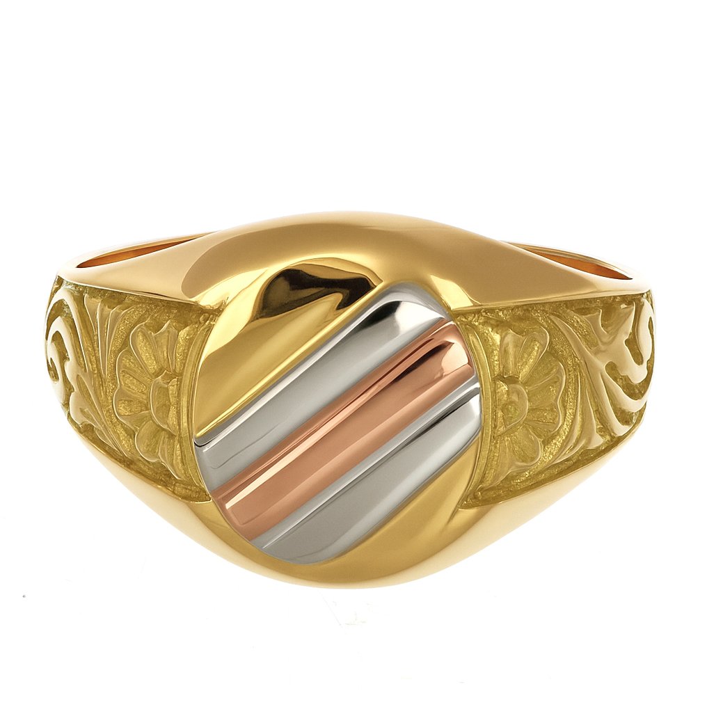 Anel - 18 K Ouro branco, Ouro amarelo, Ouro rosa #1.0
