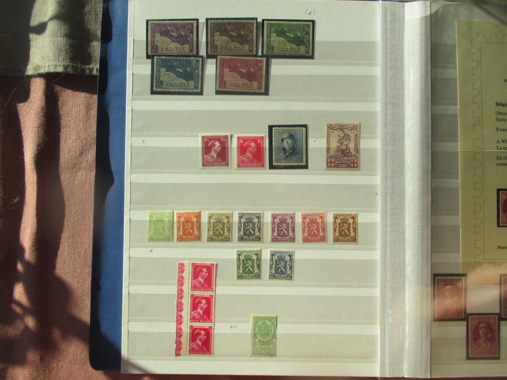 Βέλγιο 1910/1960 - Όμορφη συλλογή Βελγίου και αποικιών με πολλές πλήρεις σειρές και διάφορες υψηλότερες αξίες. #4.3