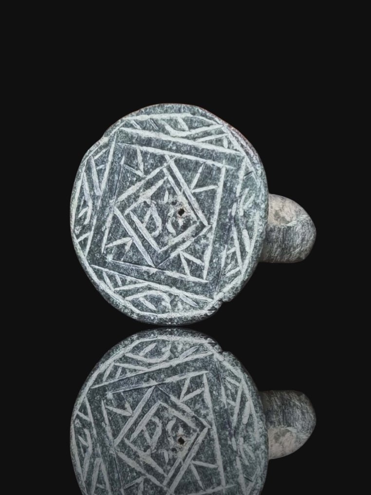 Μεσαιωνική, εποχή σταυροφόρων Σφραγίδα Στρατού της Χάλκινης Αυτοκρατορίας. Δαχτυλίδι  (χωρίς τιμή ασφαλείας) #1.0