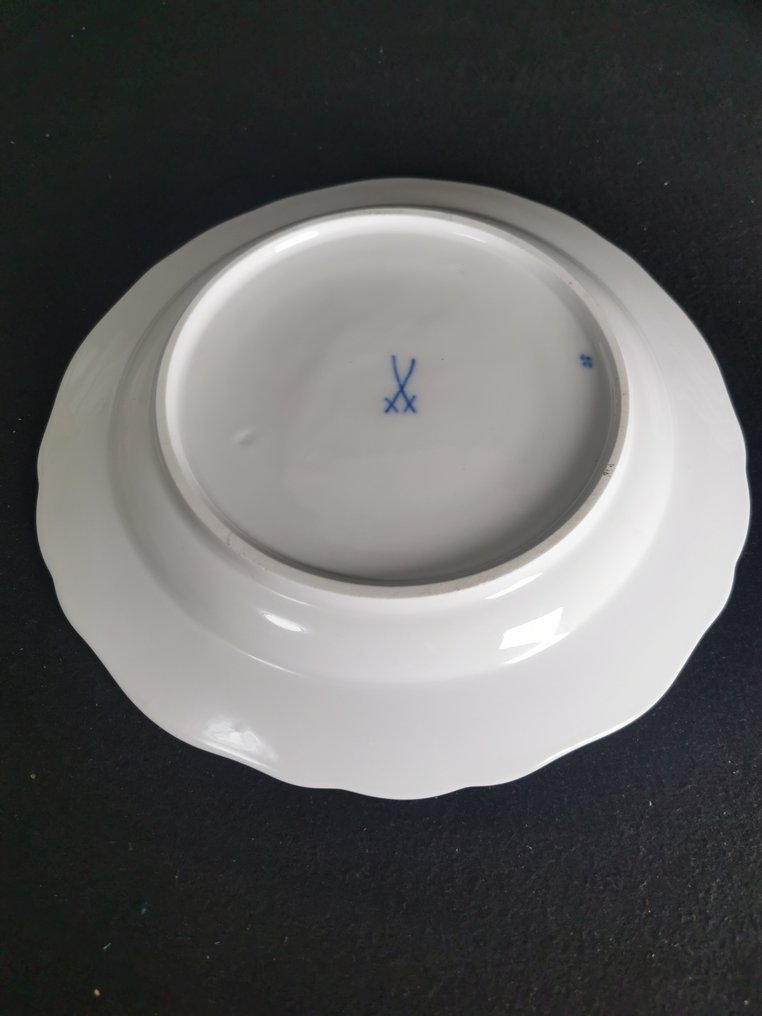 Meissen - Cipolla Blu - 6 piatti - ø22cm - Σερβίτσιο επιδορπίου (6) - Πορσελάνη #3.2