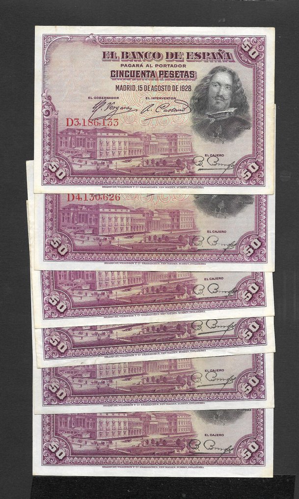 Spanyolország. - 30 Banknotes - various dates  (Nincs minimálár) #3.2