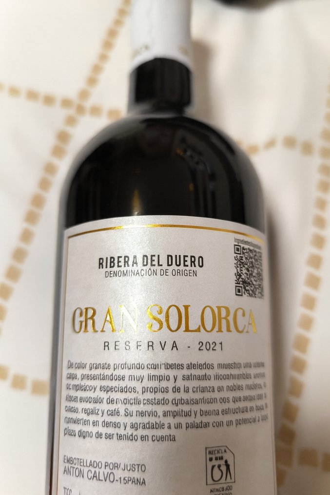 2021 Viña Solorca, Gran Solorca - Ρίμπερα ντελ Ντουέρο Reserva - 6 Bottles (0.75L) #1.0