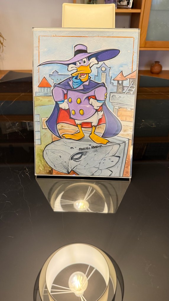 Francesco Barbieri - 1 Original colour drawing - Darkwing Duck #1.0