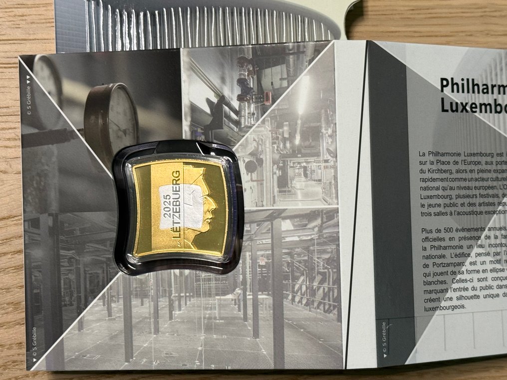 卢森堡. 2 1/2 Euro 2025 "Philharmonie Luxembourg" Proof  (没有保留价) #3.2