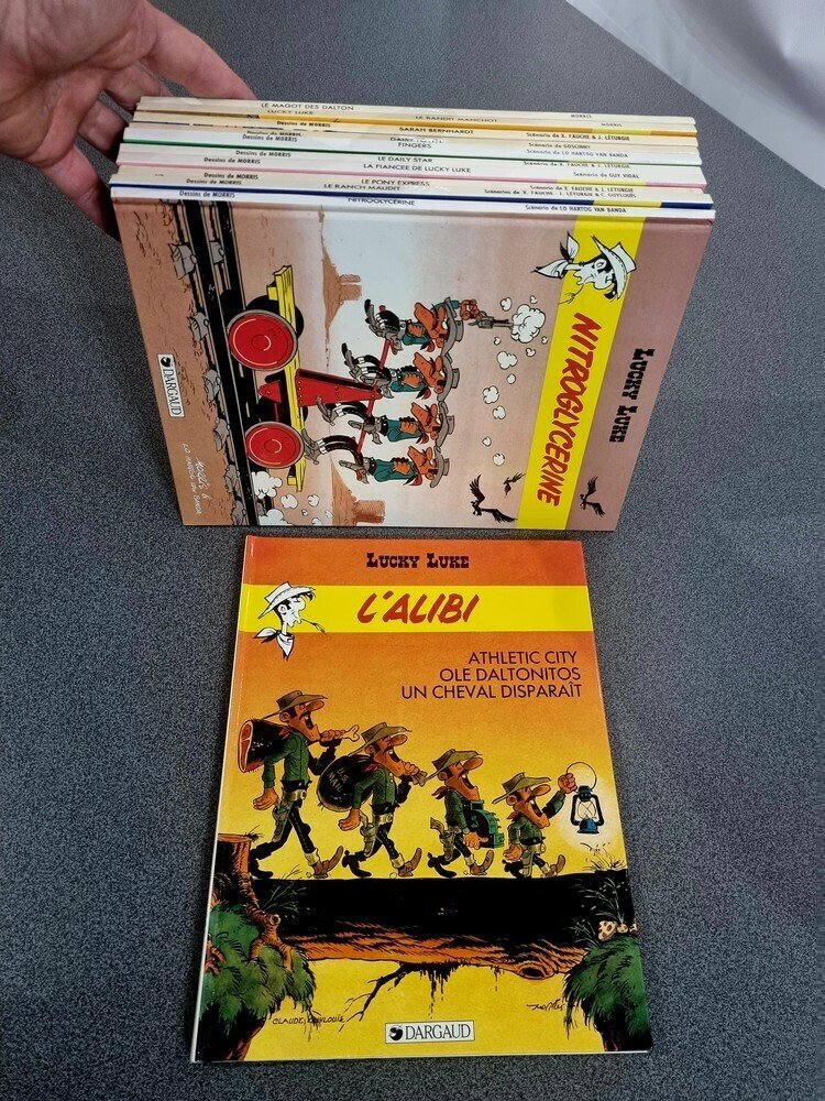Lucky Luke - 11x C - 11 Album - EO - 1980/1988 #1.0