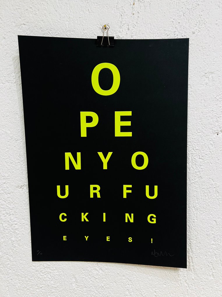 Alex Bucklee (XX) - Eye Test - Neon Yellow #1.0