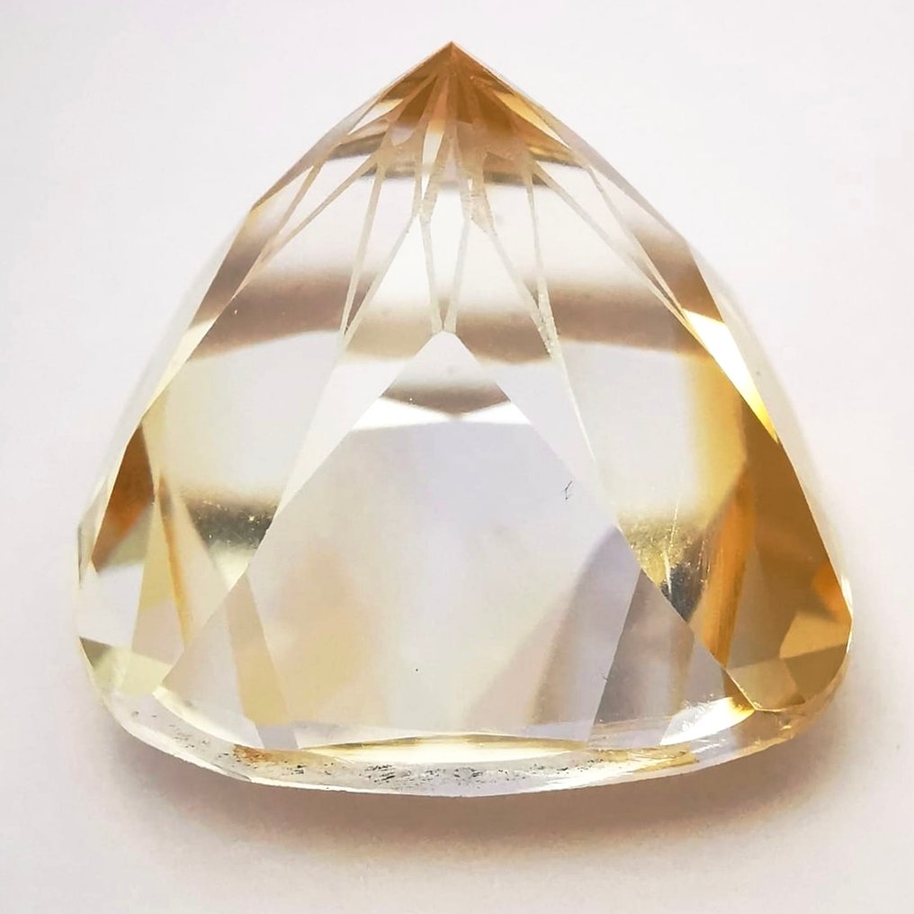 χωρίς τιμή ασφαλείας Κιτρίνης  - 45.57 ct - Antwerp Laboratory for Gemstone Testing (ALGT) - Ανοιχτό πορτοκαλοκίτρινο #3.2