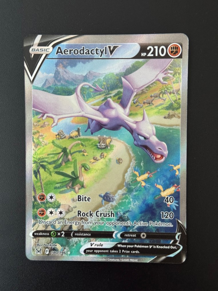 Pokémon - 1 Card - Aerodactyl Full art, Foil - Sword & Shield #1.0