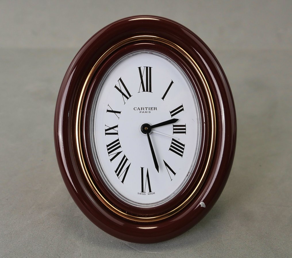 Wekker, Tafelklok - Cartier - Metaal - 1980-1990 #1.0